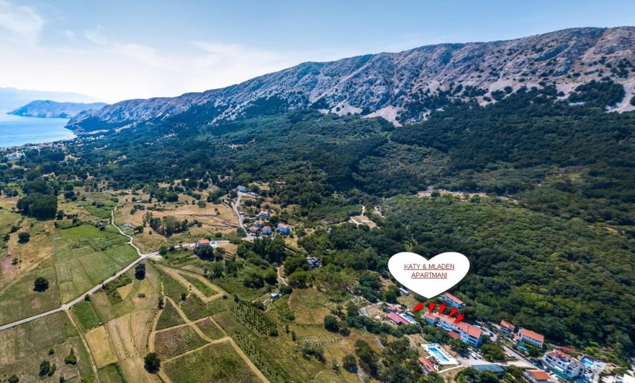 Apartmán Katy&Mladen Baška Exteriér fotografie